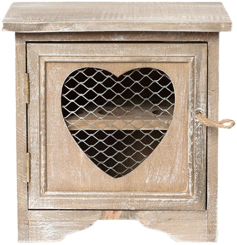 Porte-œufs rustique – Maison de rangement pour comptoir de cuisine – Finition en bois gris avec motif de ferme – Organiseur pouvant contenir 12 œufs