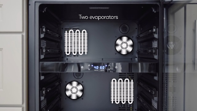 Presrv Panel Ready Dual Zone Wine Cooler