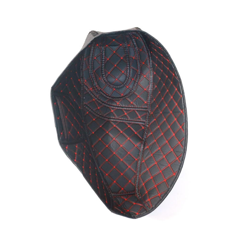 WHLYQF Motorcycle Tail Box Inner Liner,Compatible with Honda PCX160 ADV160,Motorcycle seat,black and red line