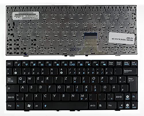 Clavier Asus Eee PC 1000HE Power4Laptops noir remplacement pour pièce détachée ordinateur portable