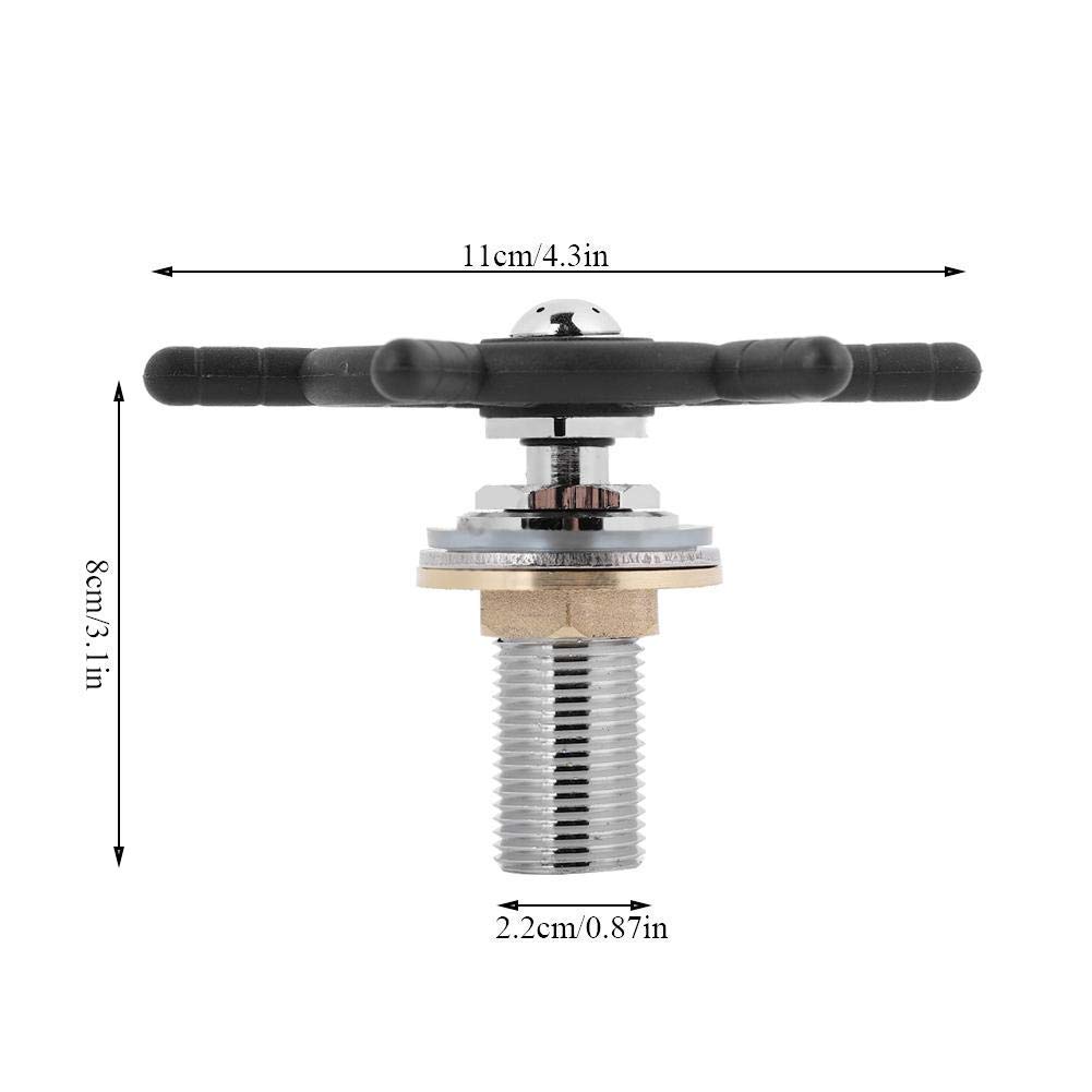 Jeffergarden Cabeza de Enjuague de Vasos para Grifo de Acero Inoxidable y Latón Limpieza 360° Automática para Bares y Hogar
