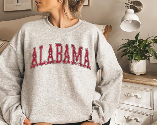 Munla Alabama Crewneck Sweatshirt - Bama Sweatshirt, Vintage Alabama State Sweater2