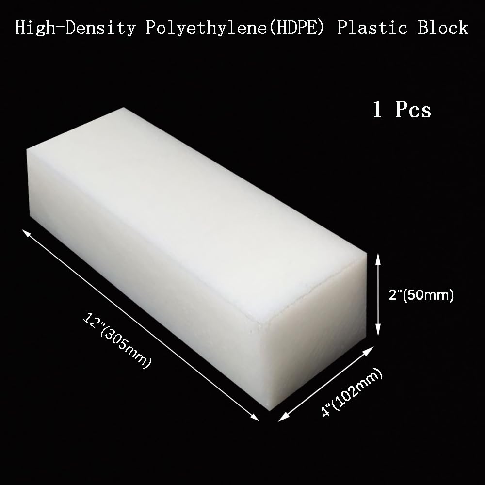 HDPE Plastic Block - 2" Thick for DIY Projects -2