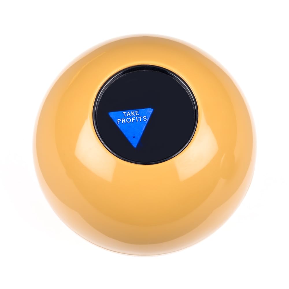 Invero Palla decisionale per criptovalute, gadget da scrivania, diametro 10 cm