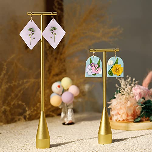 ResinWorld Earrings Molds with Varieties of Shapes and Sizes, 171Pcs Resin Jewelry Making Kit, Stud Dangle Drop Earrings Resin Molds with Hole - Thumbnail 6
