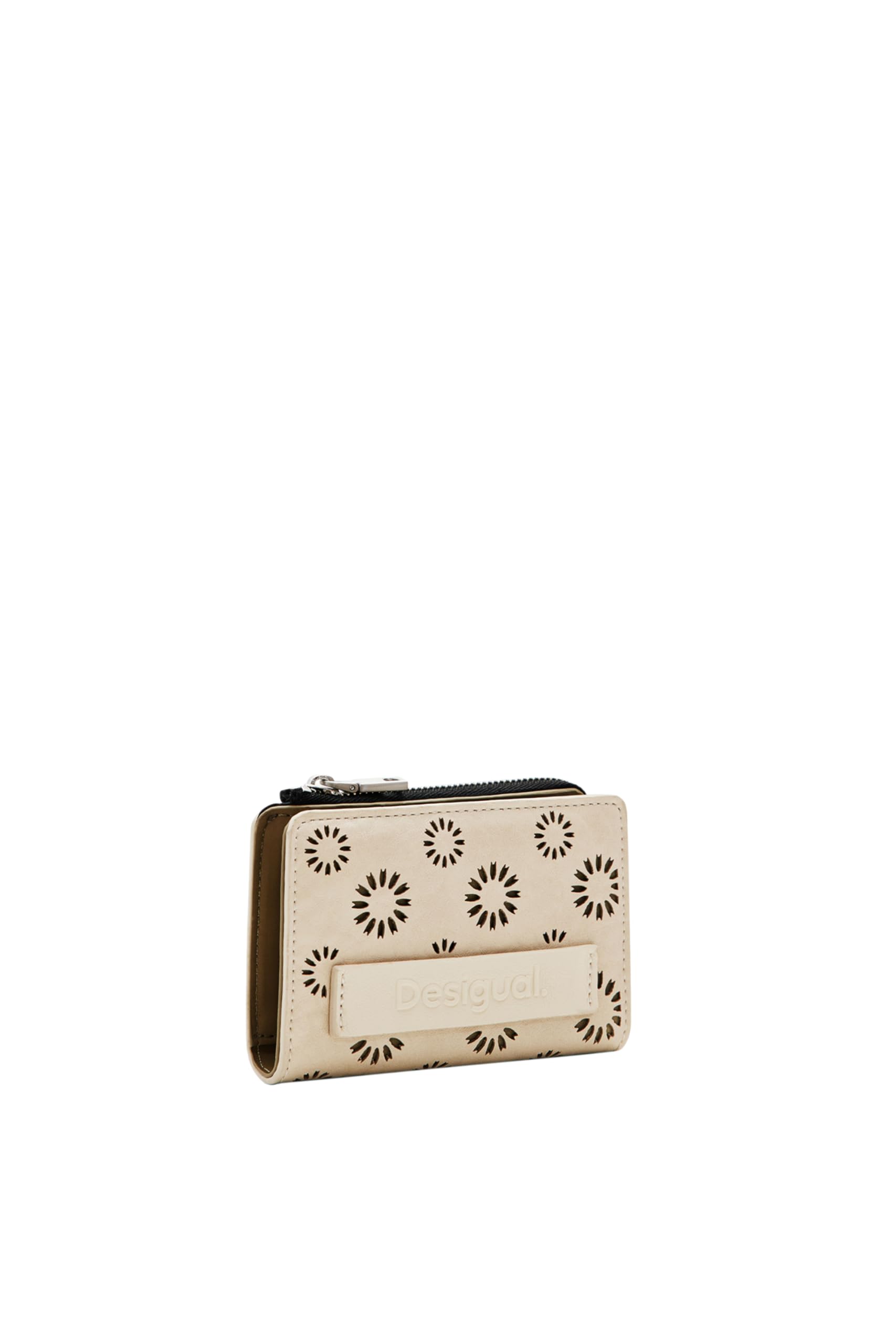 Desigual Damen Weiß Amorina Emma Small Wallet Beige Crude