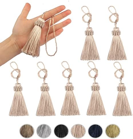 50 Nappine Decorative Mini In Rayon - Per DIY, Orecchini E Portachiavi - Foto 12