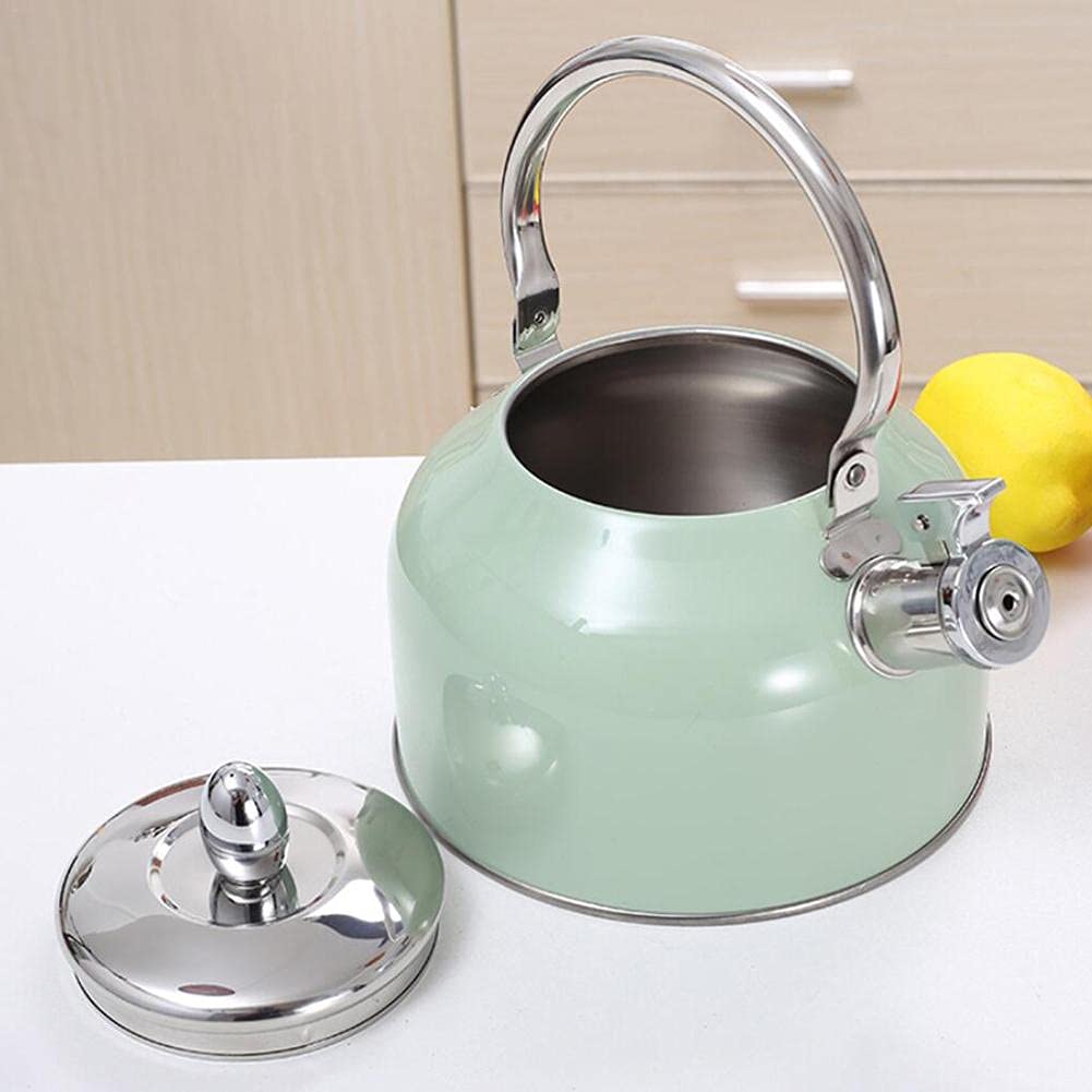 Czajnik 2,5 l gwizdek czajnik ze stali nierdzewnej czajniczek naczynia kuchenne czajnik o dużej pojemności nadaje się do kuchenki indukcyjnej kuchenka gazowa czajniki elektryczne (rozmiar: C)
