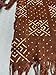 Brown African Mudcloth Scarf/Bogolan Boho Rustic Scarf/Unisex Handmade Scarf/Mudcloth Scarf/Scarves/Gift for Her/Gift for Him/Chrismas Gift
