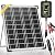SUNAPEX 15W MPPT Solar Battery Charger Maintainer, 12V Waterproof Solar Panel Trickle Charger with MPPT Controller for Car, Motorcycle, Boat, Marine, RV, Trailer, Tractor,Truck, etc