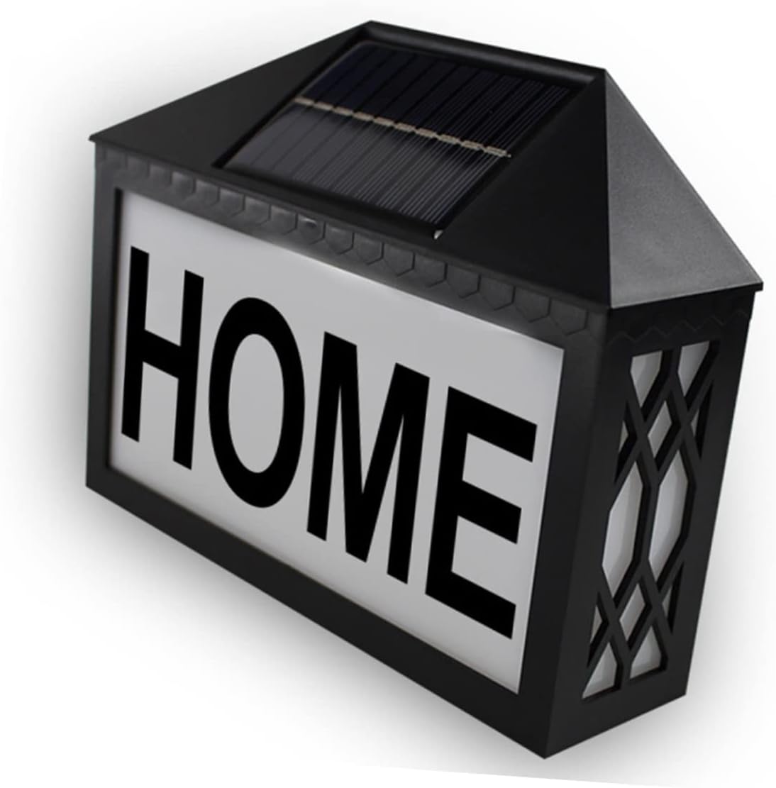 DOITOOL Solar House Number Address Light Led Solar Lamp for Outdoor Use Decorative Address Sign for Illumination Unique Design for Visibility