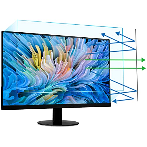 xiaoyun Screen protector matte AG film anti-reflective is PET material Suitable for widescreen 16:9 4:3 computer PC monitor anti-blue light and anti-glare 21-24 inches (21.5inch 475 * 268mm