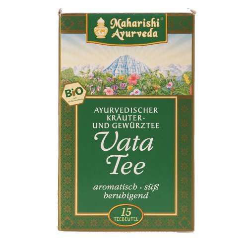 Thé Vata Bio Maharishi pour calmer l'esprit agité lot de 2x15 pièces