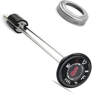 Riloer Fuel Gas Cap Gauge Meter 142mm Replace/OEM 52005-0735 52005-1086 for K-awasaki Bayou 220 KLF220 250 KLF250 300 KLF300 400 KLF400 Prairie 300 KVF300 Prairie 400 KVF400