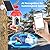 Hummingbird Feeder with Camera, Smart Hummingbird Feeder Camera Solar Powered with AI Identify, Auto Capture Bird Videos & Motion Detection, Ideal Gift for Bird Lovers