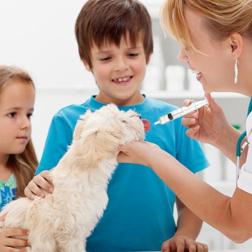 winbest Spritze 5ml, 32 Stück Individuelles Paket Plastikspritze mit Kappe Kunststoffspritze Ohne Nadel Wiederverwendbar Spritze für Flüssigkeitsmessung und abgabe, Tierfütterung, Pflanzenbewässerung