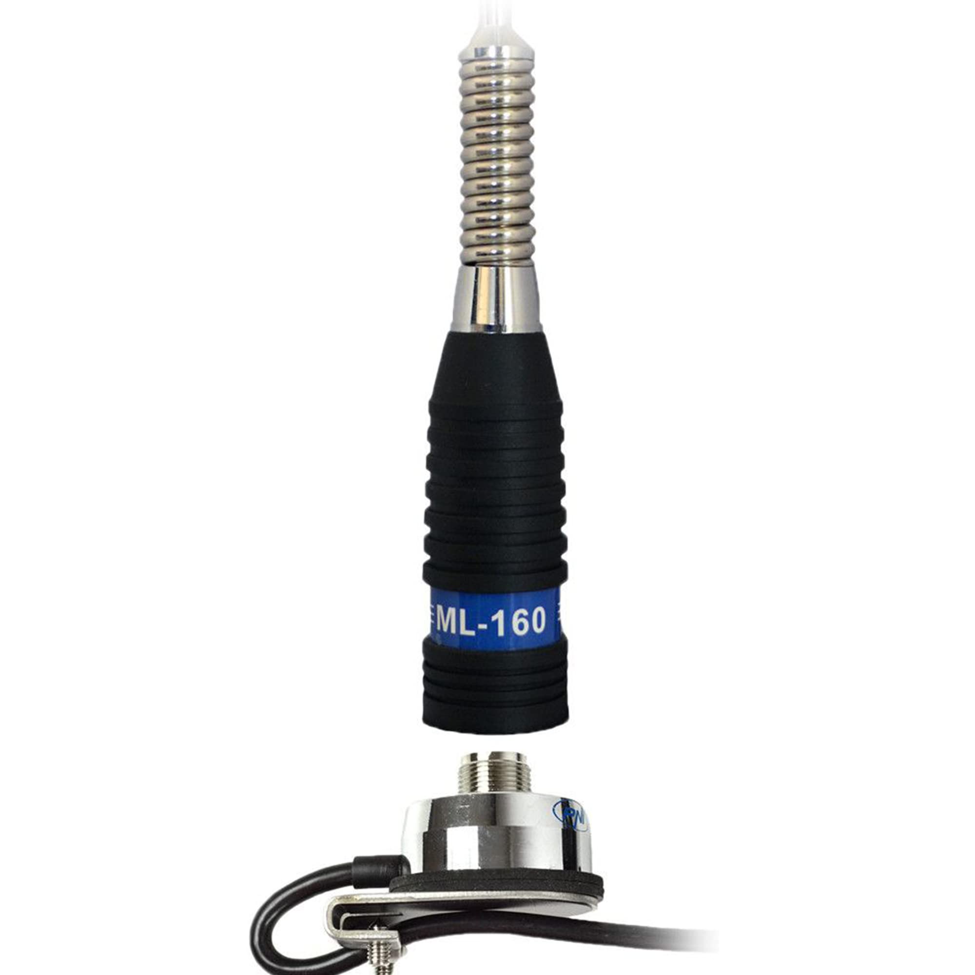 Antenne CB PNI ML160, Longueur 145 cm, sans Câble, Compatible avec Chaque CB Radio