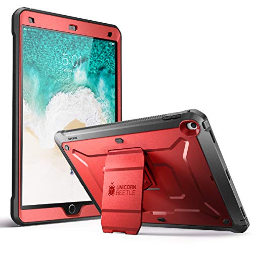 SUPCASE Unicorn Beetle PRO Case for iPad Air 3 (2019) and iPad Pro 10.5'' (2017), Heavy Duty with Built-in Screen Protector Full-body Rugged Protective Case (Black)