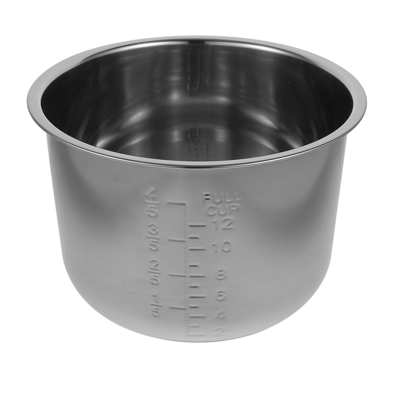 Alipis Olla Cocina Interior 6L Olla Arrocera Acero Inoxidable Reemplazo Olla Interior Revestimiento Tanque Antiadherente Contenedor Accesorios para Olla Arrocera
