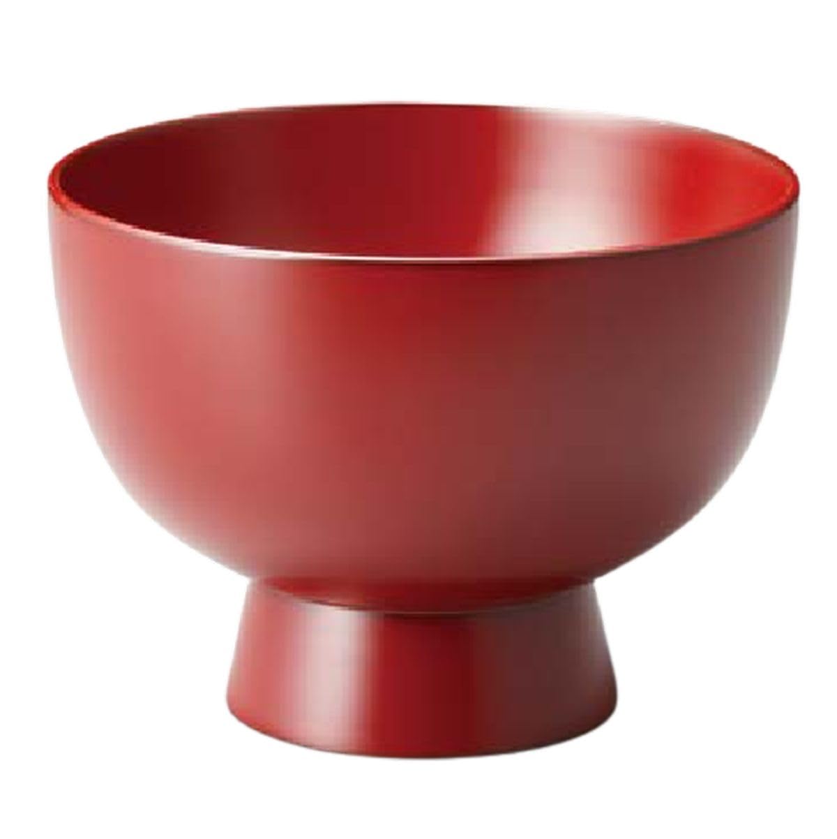 お味噌汁がたっぷり入るサイズ。漆の質感と自然な木目の味わいもある