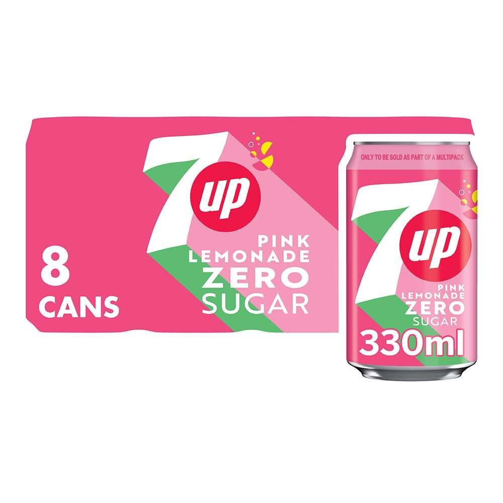 7up Pink Lemonade Zero 330ml Can – Brits R U.S - View #10