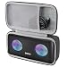 co2crea Hard Travel Case for DOSS SoundBox Plus Portable Wireless Bluetooth Speaker (Black Case)