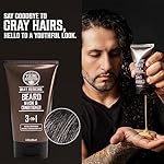 Viking Revolution Men's Beard Dye - Dark Brown, Grey Reducing Shampoo & Conditioner (4 Oz) - Image 2