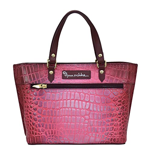 Image of Anuschka Women's Original Hand-Painted Genuine Leather Medium Tote
