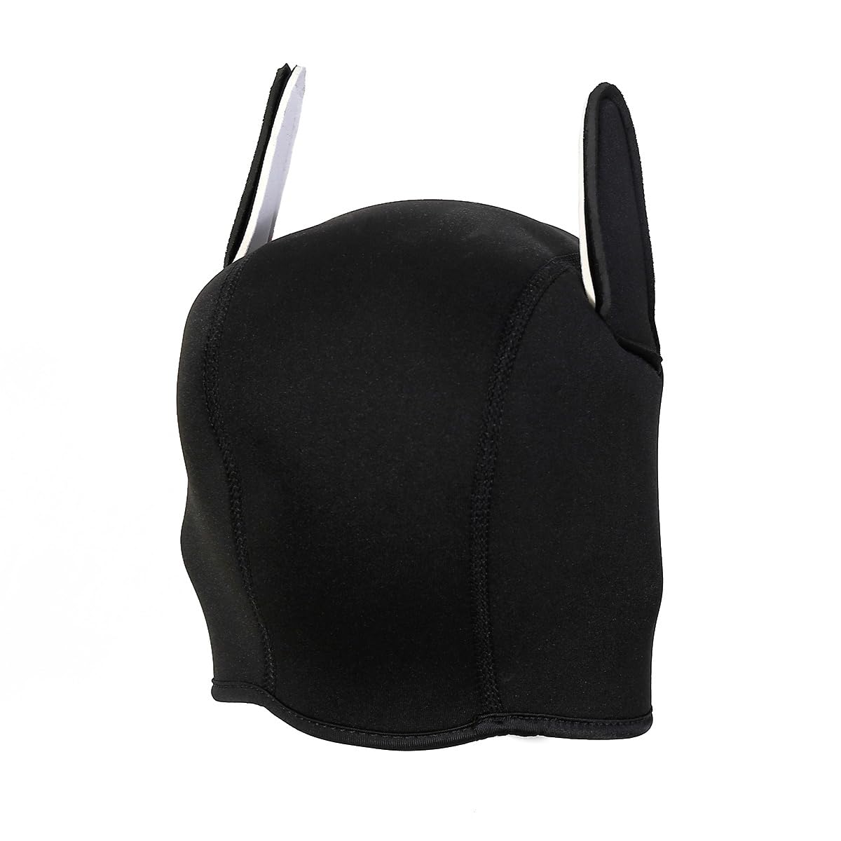 La maschera morbida per cani con orecchie, maschera per cuccioli, per cosplay, feste in maschera, combinazione, maschera integrale regolabile con orecchie, costume da festa
