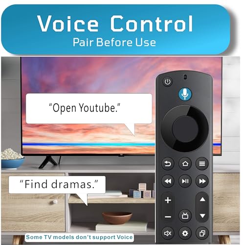 Image of Replacement for Insignia TV Remote 2026-2020 Toshiba Hisense TCL Smart TVs | Universal TV Remote, Remote Finder, Google, Smooth feel, Premium, old Insignia-LED-LCD HDTV