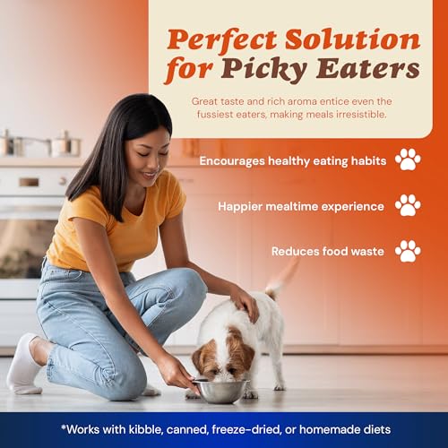 Image of CLEAR CONSCIENCE PET Arfredo SuperGravy Natural Dog Food Gravy Topper, Hydration Broth Mix, Gluten and Grain Free Kibble Seasoning Powder Topper for Picky Eaters (13.5 oz. (90 Scoop))