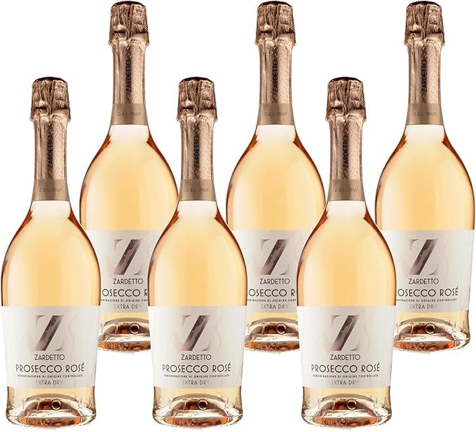 Zardetto Prosecco Rosè Extra Dry - Confezione da 6 x 750 ML