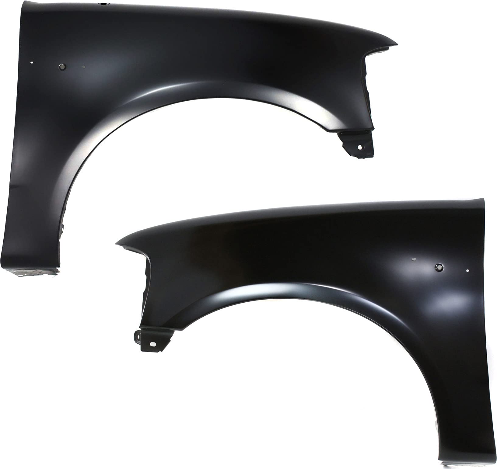 Evan Fischer Front, Driver and Passenger Side Fender Compatible with 1997-2003 Ford F-150, 1997-1999 F-250, 1997-2002 Expedition & 2004 F-150 Heritage - FO1241191, FO1240191
