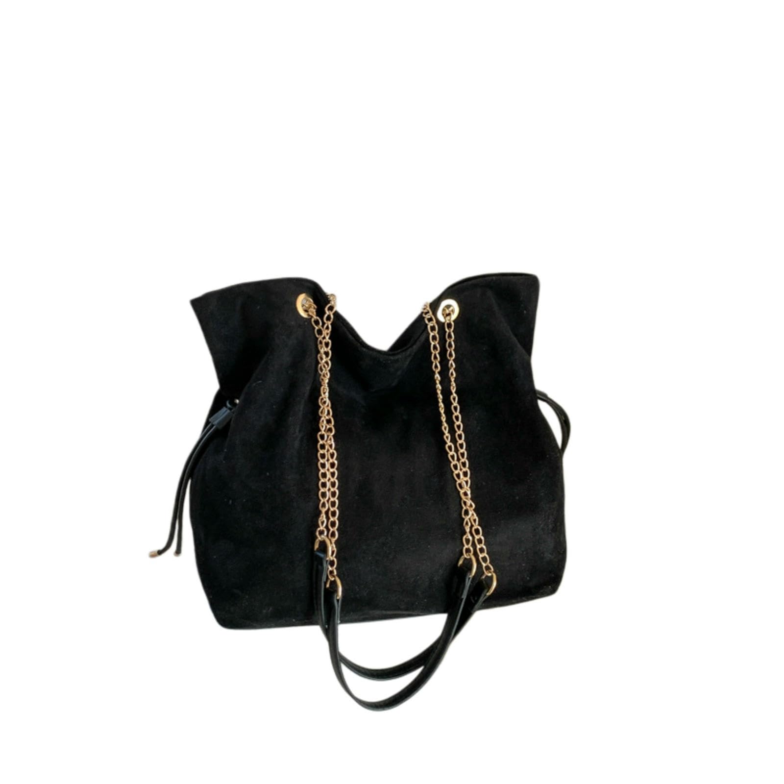 CYUCHENC crossbody bag Large-capacity, Fashionable, Versatile, Simple, Casual, One-shoulder Handheld Tote Bag-black