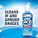 ACT Braces Care Zero Alcohol Anticavity Mouthwash 18 fl. oz., With Fluoride, Clean Mint