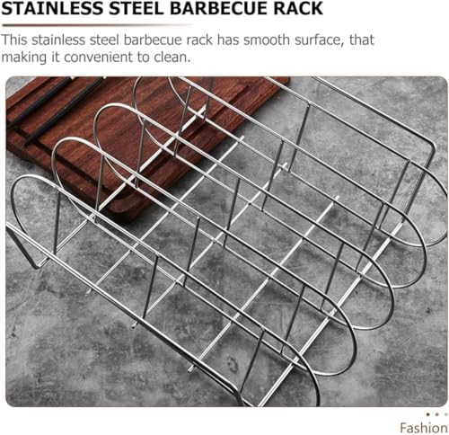 Étagère de barbecue en acier inoxydable rangement compact peu encombrant - 7