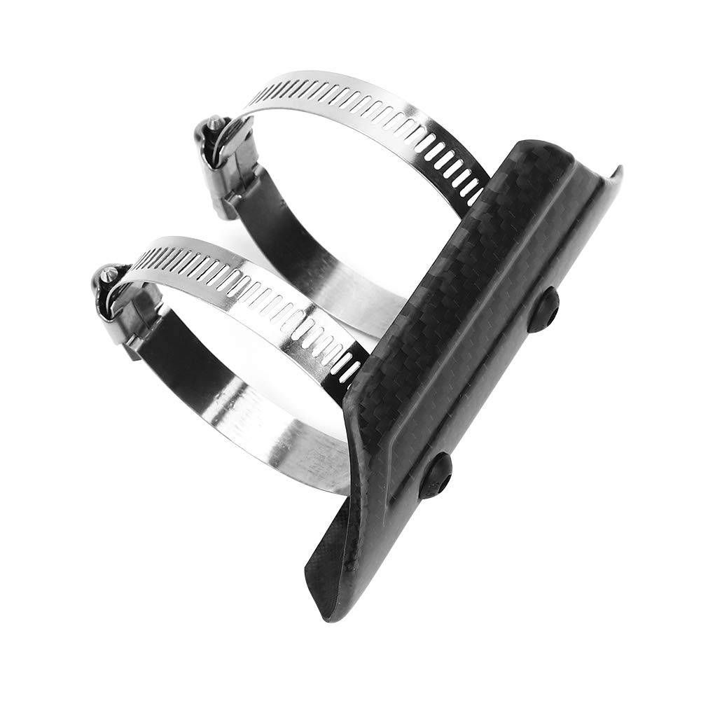 Cubierta de kit de protección térmica universal de tubo medio de escape de fibra de carbono seco para Kawasaki, Suzuki, Honda, Yamaha, etc.