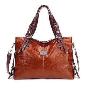 Large Purse Handbag for Women Soft Vegan Leather Crossbody Bags Roomy Satchel Bags