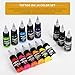 GTARTISTOO Tattoo Ink Professional Set 1/2OZ (14 Colors, 15ml) Vegan-Friendly Pigment Tattoo Ink Supplies Ink
