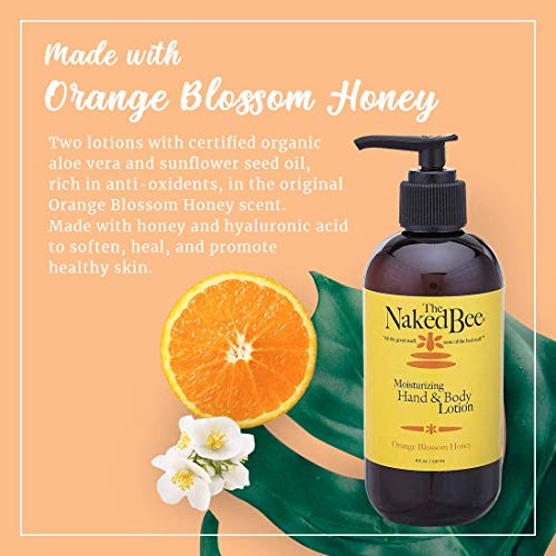 Image of The Naked Bee Orange Blossom Honey Hand & Body Lotion, 8 oz - 2 Pack