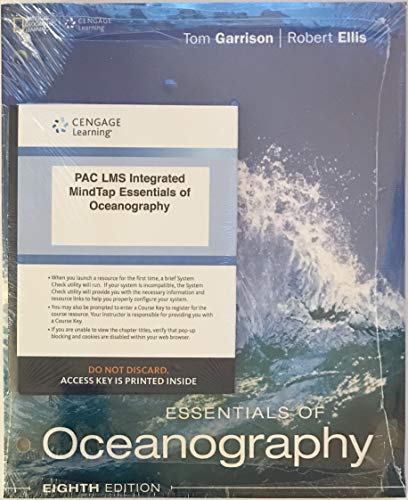 Bundle: Essentials of Oceanography, Loose-Leaf Version, 8th + LMS Integrated MindTap Earth Sciences, 1 term (6...