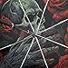 KAAVIYO Dark Rose Skull Hands Umbrella Windproof Automatic Foldable Umbrells Auto Open Close for Men Women Kids