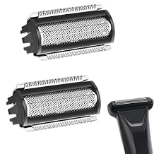 2PCS Replacement Blades Compatible with MANSCAPED The Lawn Mower 5.0 Ultra Body Hair Trimmer Foil Blades for Mens Ball Shaver Heads