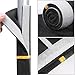 MRKG Refrigerator Handle Covers, Set of 6, Keep Your Kitchen Appliance Clean from Smudges, Drips, Food Stains, Oil. Fridge Handle Covers, Washable Without Fading or Cracking(Black)