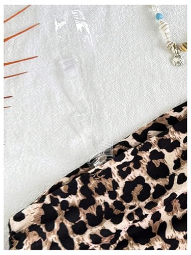 Verdusa Girl's Leopard One Shoulder Tops Y2K Summer Ruched Asymmetrical Sleeveless Tops3