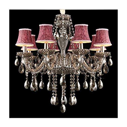 Lustre e14 à 6 têtes pour éclairer un grand salon sombre