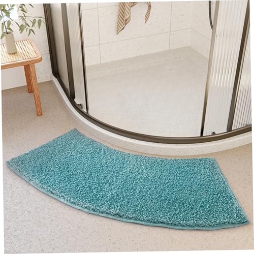 Tapis de bain absorbant rapide et antidérapant avec format douche incurvé - 2