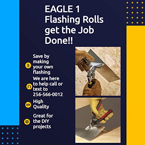 EAGLE 1: 26 Gauge General Use or Roofing Flashing Rolls - DIY or Contractors (Copper, 16 in x 10 FT)