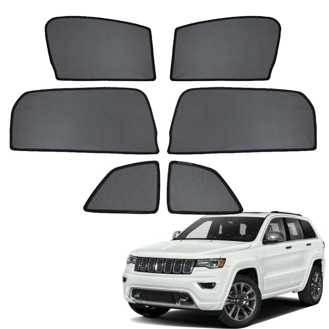 Pare-soleil de fenêtre latérale Grand Cherokee housses rideau magnétique protection UV bébé