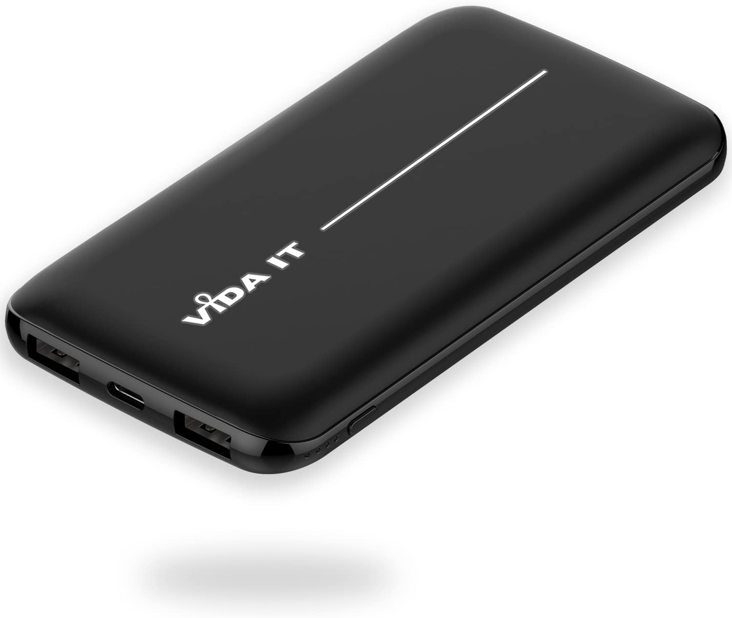 Slim USB 5V 2A Power Bank for Heated Clothing Vest Jacket Battery Pack for Heated Hoodie Coat 10000mAh Portable Phone Charger for iPhone Samsung Cellphone USBC Power Pack for Heated Seat Chair